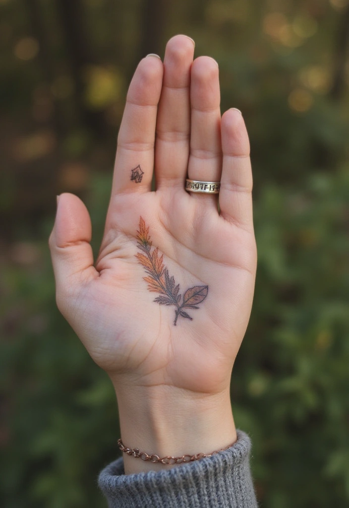 28 Small Hand Tattoos That Will Make You Want One Right Now! - 6. Nature-Inspired Designs